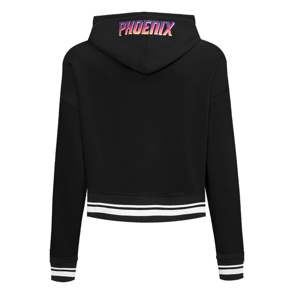 Phoenix Suns Pro Standard Women's 2023/24 City Edition Cropped Pullover Hoodie Black - NBA
