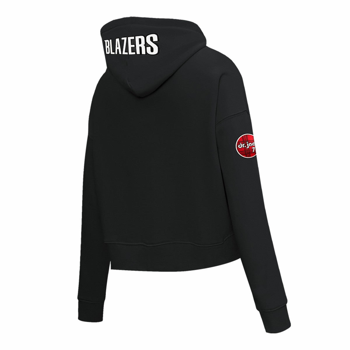 Portland Trail Blazers Pro Standard Women's 2023/24 City Edition Cropped Pullover Hoodie Black - NBA