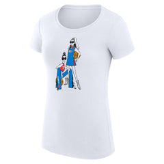 Oklahoma City Thunder G-III 4Her by Carl Banks Women's Super-Slim Fit Lightweight Basketball Girls T-Shirt White - NBA