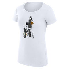 San Antonio Spurs G-III 4Her by Carl Banks Women's Super-Slim Fit Lightweight Basketball Girls T-Shirt White - NBA