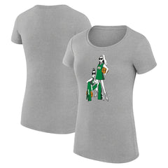 Boston Celtics G-III 4Her by Carl Banks Women's Super-Slim Fit Lightweight Basketball Girls T-Shirt Heather Gray - NBA