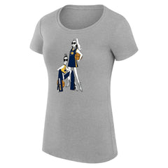 Indiana Pacers G-III 4Her by Carl Banks Women's Super-Slim Fit Lightweight Basketball Girls T-Shirt Heather Gray - NBA