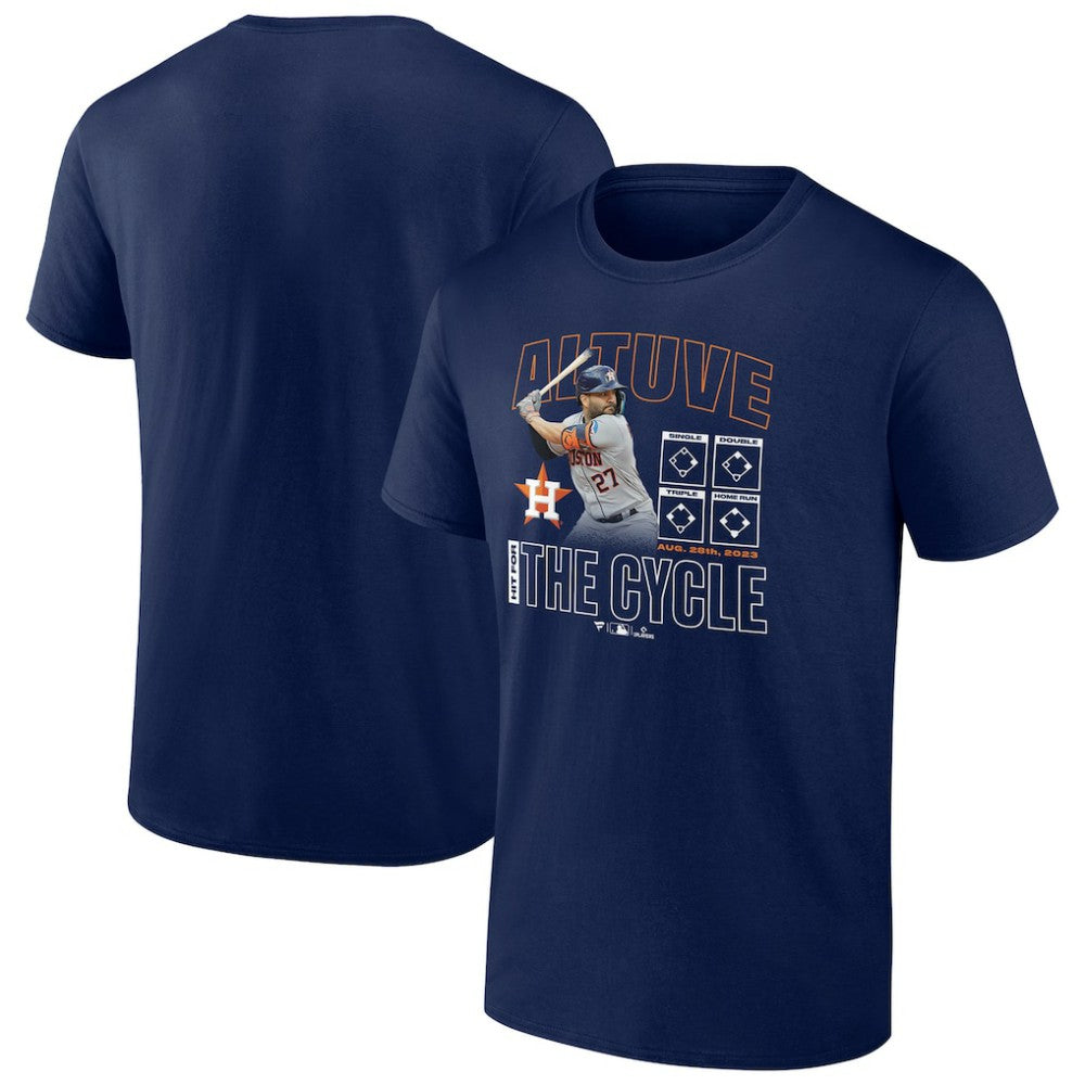 Jose Altuve Houston Astros Cycle T-Shirt - MLB