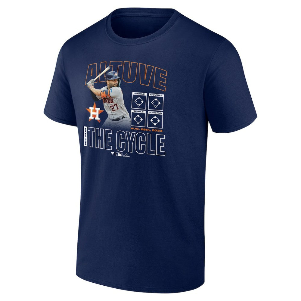 Jose Altuve Houston Astros Cycle T-Shirt - MLB