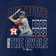 Jose Altuve Houston Astros Cycle T-Shirt - MLB