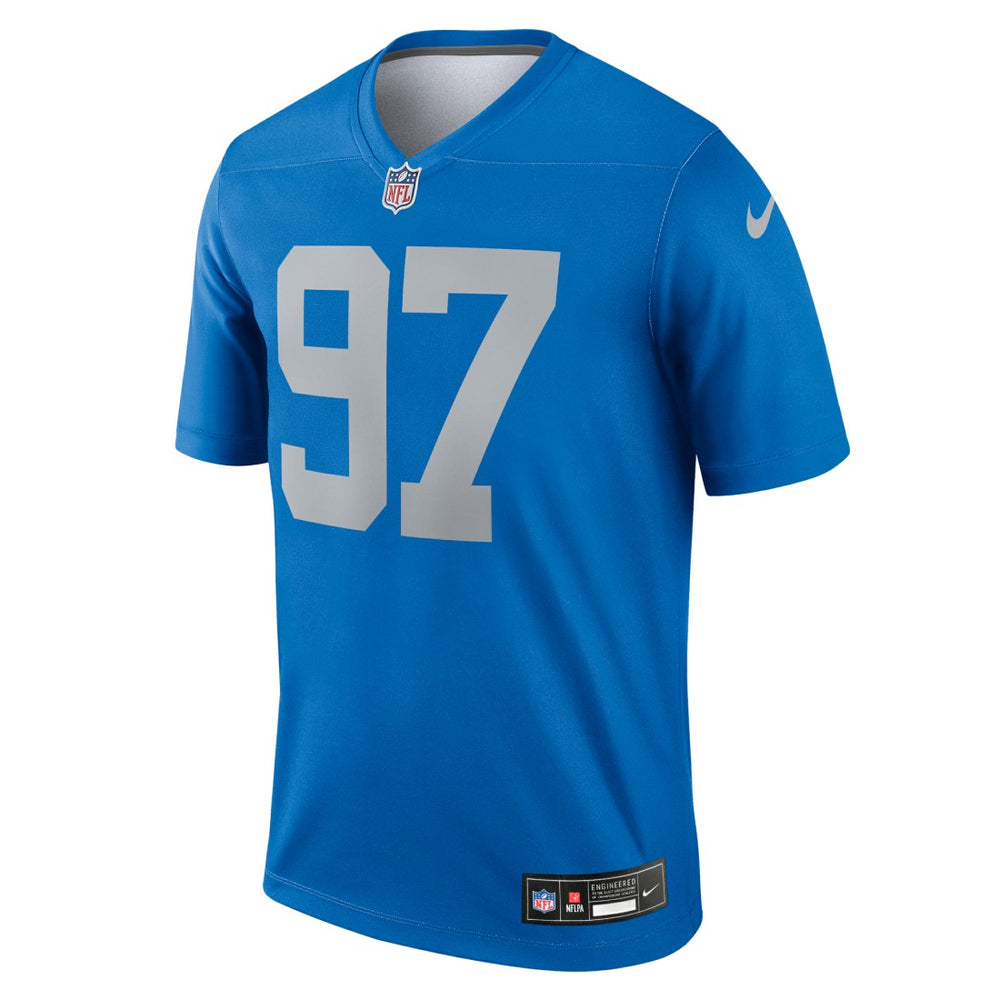 Aidan Hutchinson Detroit Lions Legend Player Performance Top Blue | Nike for Sale