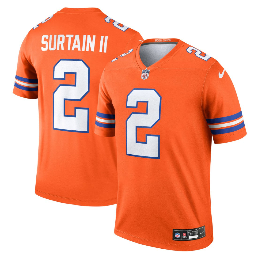 Patrick Surtain II Denver Broncos Legend Player Performance Top Orange | Nike for Sale