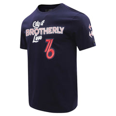 Philadelphia 76ers Pro Standard 2023 City Edition T-Shirt Navy - NBA