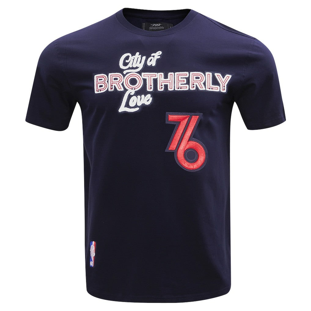 Philadelphia 76ers Pro Standard 2023 City Edition T-Shirt Navy - NBA