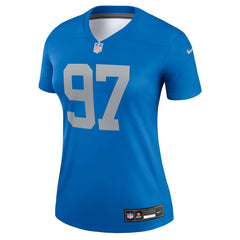 Aidan Hutchinson Detroit Lions Women's Alternate Legend Player Performance Top Blue | Nike for Sale