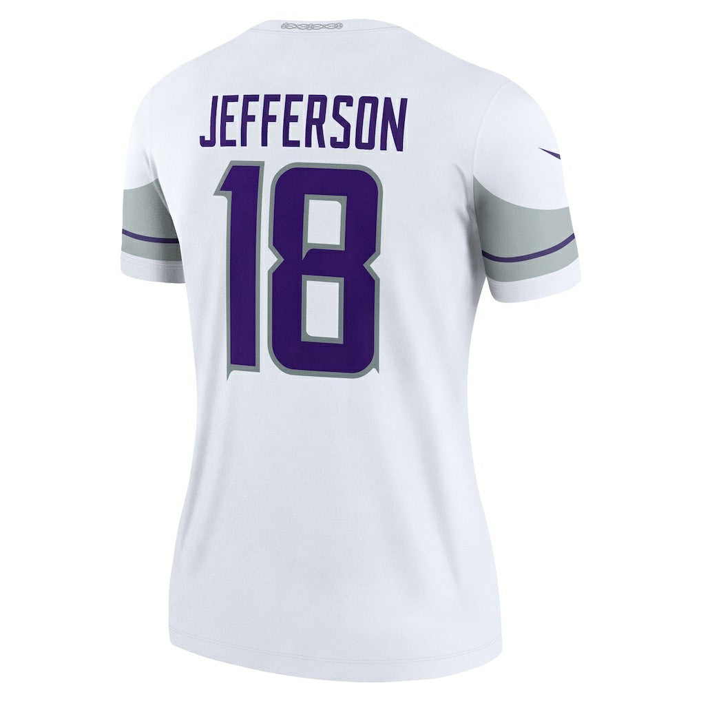Justin Jefferson Minnesota Vikings Women's Alternate Legend Player Performance Top White | Nike for Sale