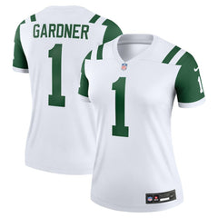 Ahmad Sauce Gardner New York Jets Women's Alternate Legend Player Performance Top Classic Alternate White | Nike for Sale