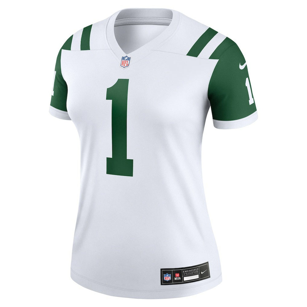 Ahmad Sauce Gardner New York Jets Women's Alternate Legend Player Performance Top Classic Alternate White | Nike for Sale