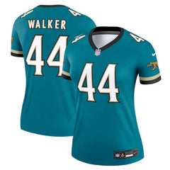 Travon Walker Jacksonville Jaguars Women's Alternate Legend Player Performance Top Prowler Throwback Teal | Nike for Sale