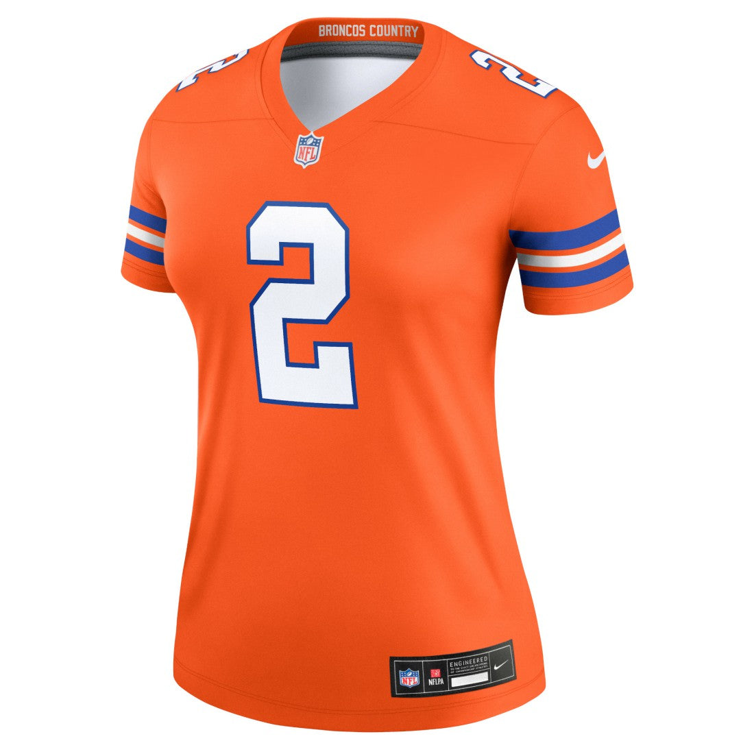 Patrick Surtain II Denver Broncos Women's Alternate Legend Player Performance Top Mile High Collection 1977 Throwback Orange | Nike for Sale