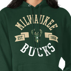 Milwaukee Bucks G-III 4Her by Carl Banks Women's City Pullover Hoodie Green - NBA