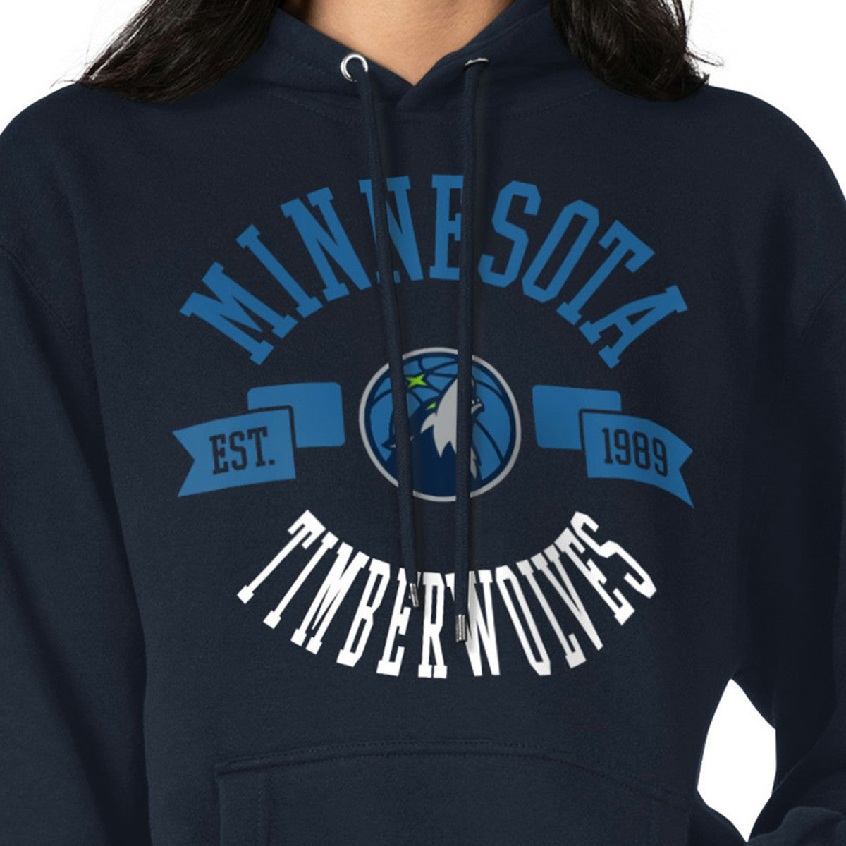 Minnesota Timberwolves G-III 4Her by Carl Banks Women's City Pullover Hoodie Navy - NBA