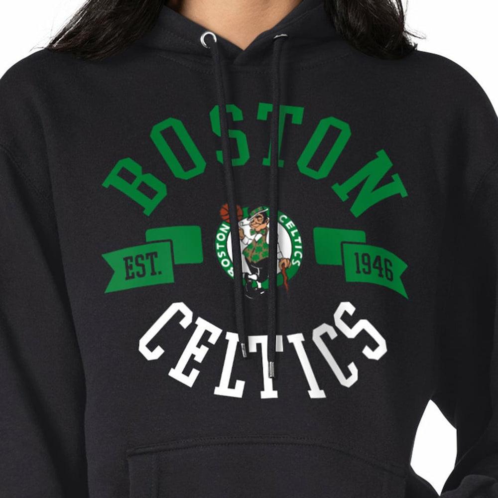 Boston Celtics G-III 4Her by Carl Banks Women's City Pullover Hoodie Black - NBA