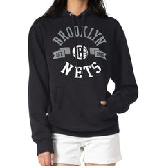 Brooklyn Nets G-III 4Her by Carl Banks Women's City Pullover Hoodie Black - NBA