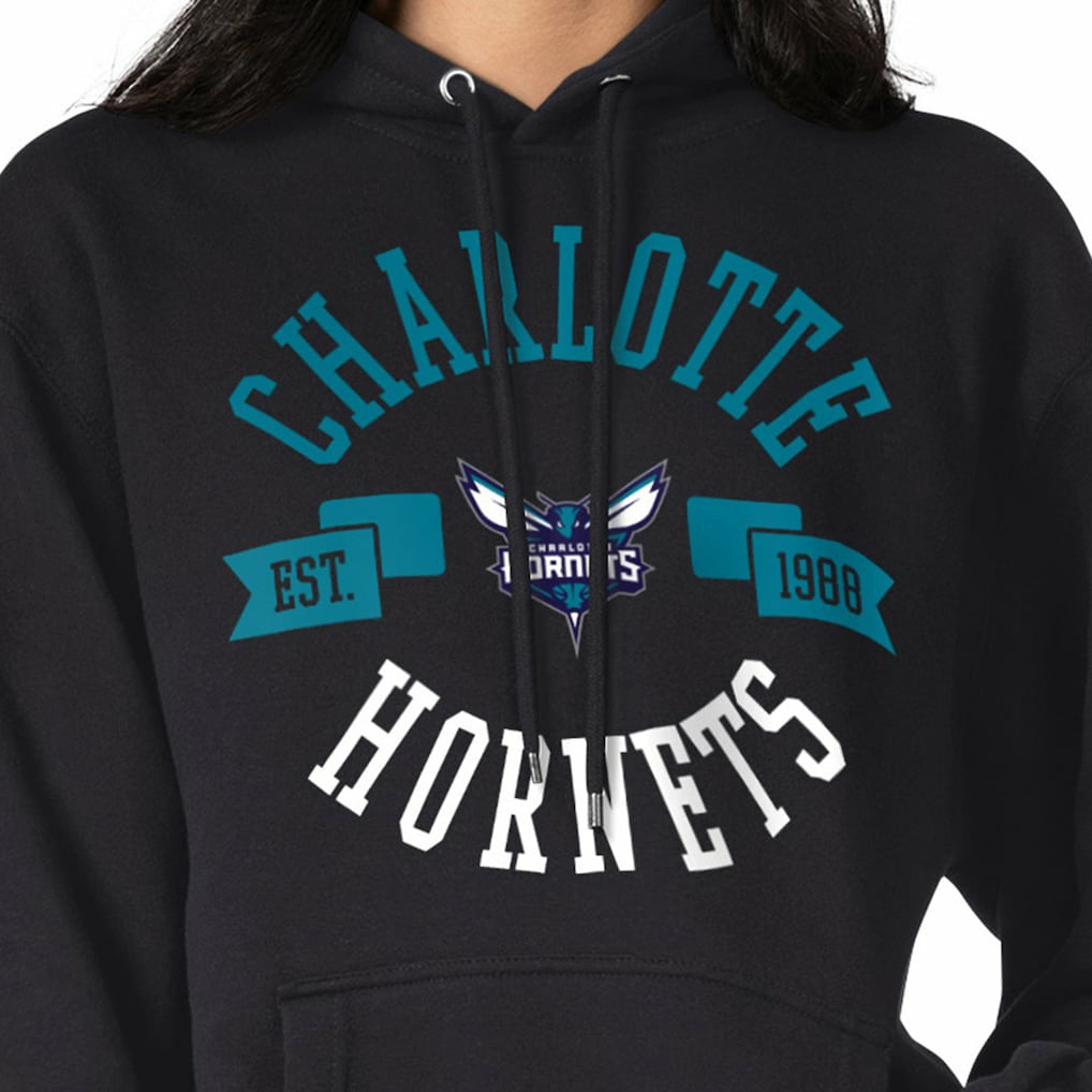 Charlotte Hornets G-III 4Her by Carl Banks Women's City Pullover Hoodie Black - NBA