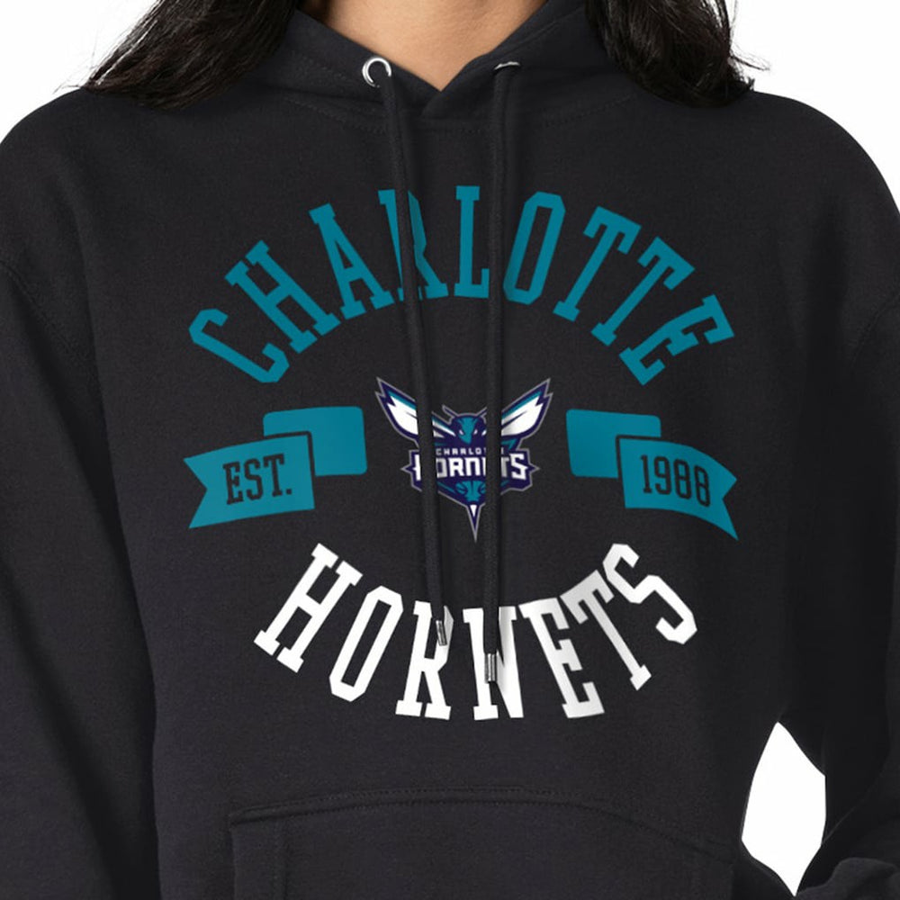 Charlotte Hornets G-III 4Her by Carl Banks Women's City Pullover Hoodie Black - NBA