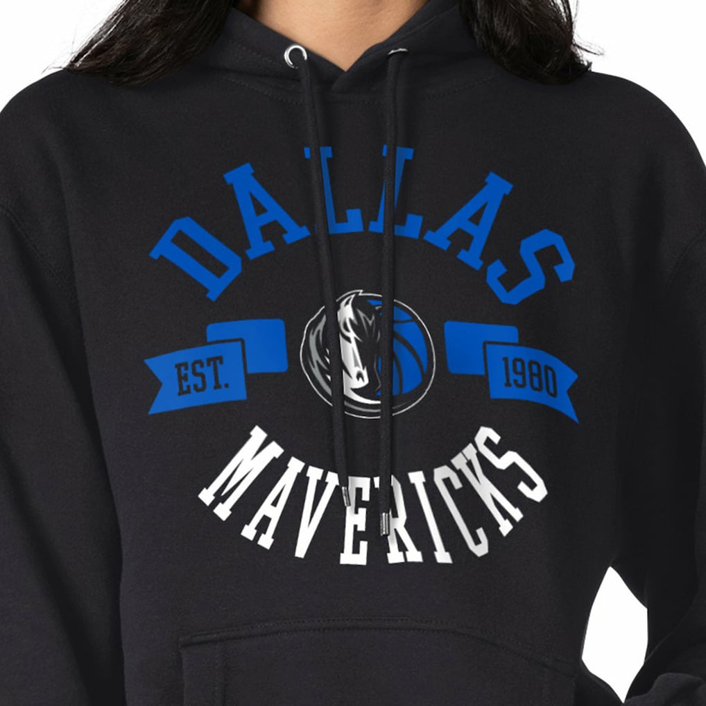 Dallas Mavericks G-III 4Her by Carl Banks Women's City Pullover Hoodie Black - NBA
