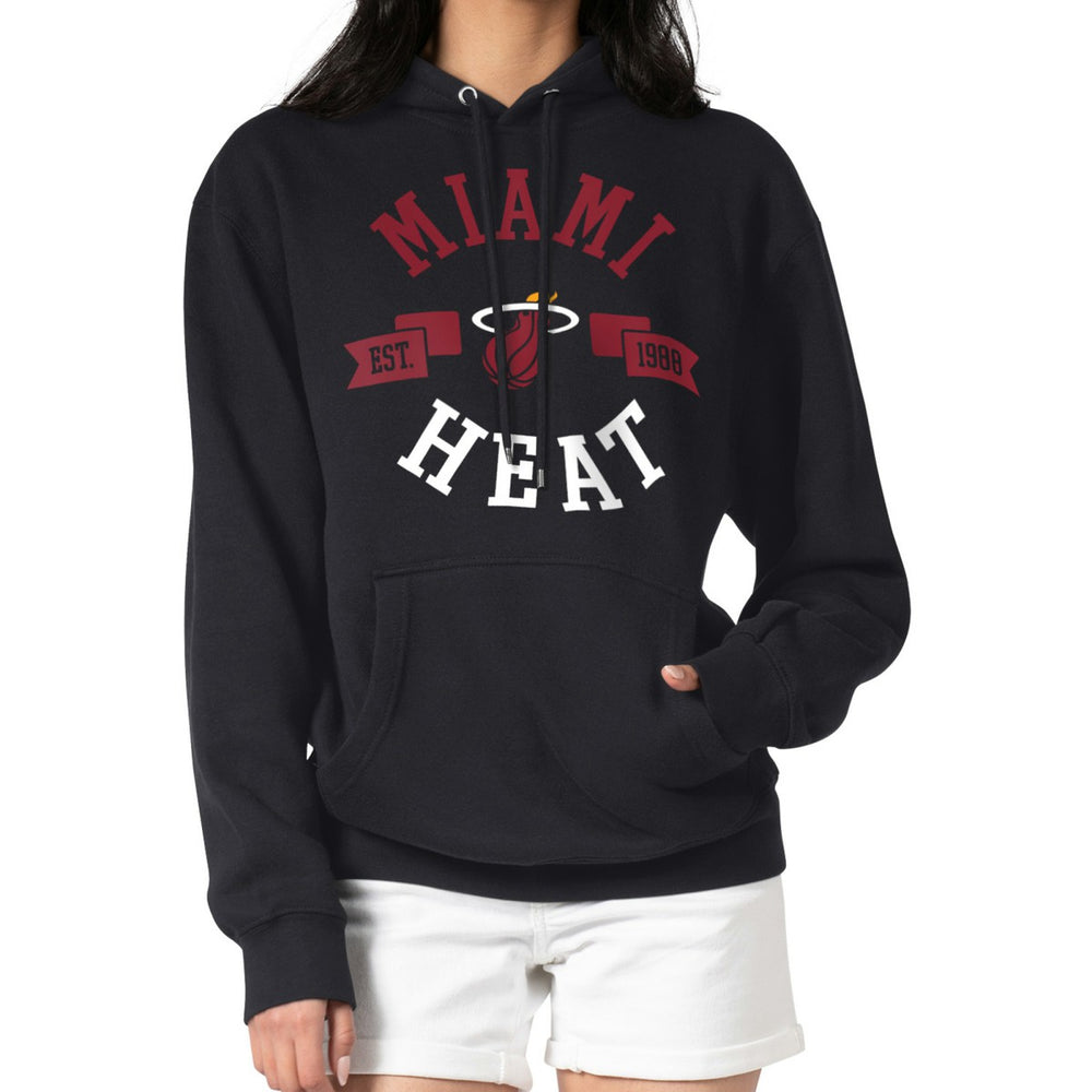 Miami Heat G-III 4Her by Carl Banks Women's City Pullover Hoodie Black - NBA