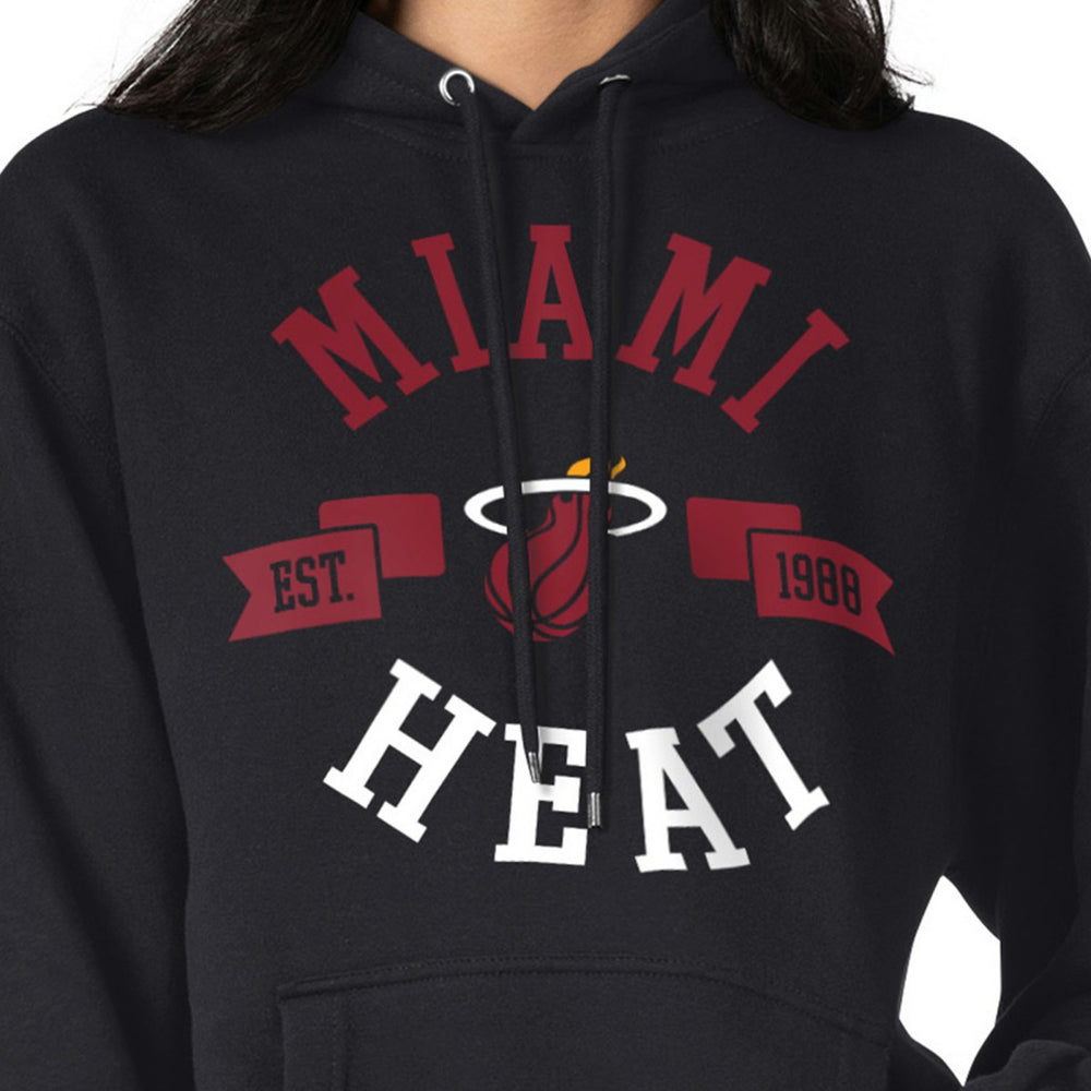 Miami Heat G-III 4Her by Carl Banks Women's City Pullover Hoodie Black - NBA