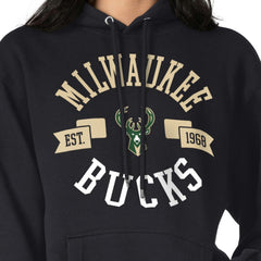 Milwaukee Bucks G-III 4Her by Carl Banks Women's City Pullover Hoodie Black - NBA