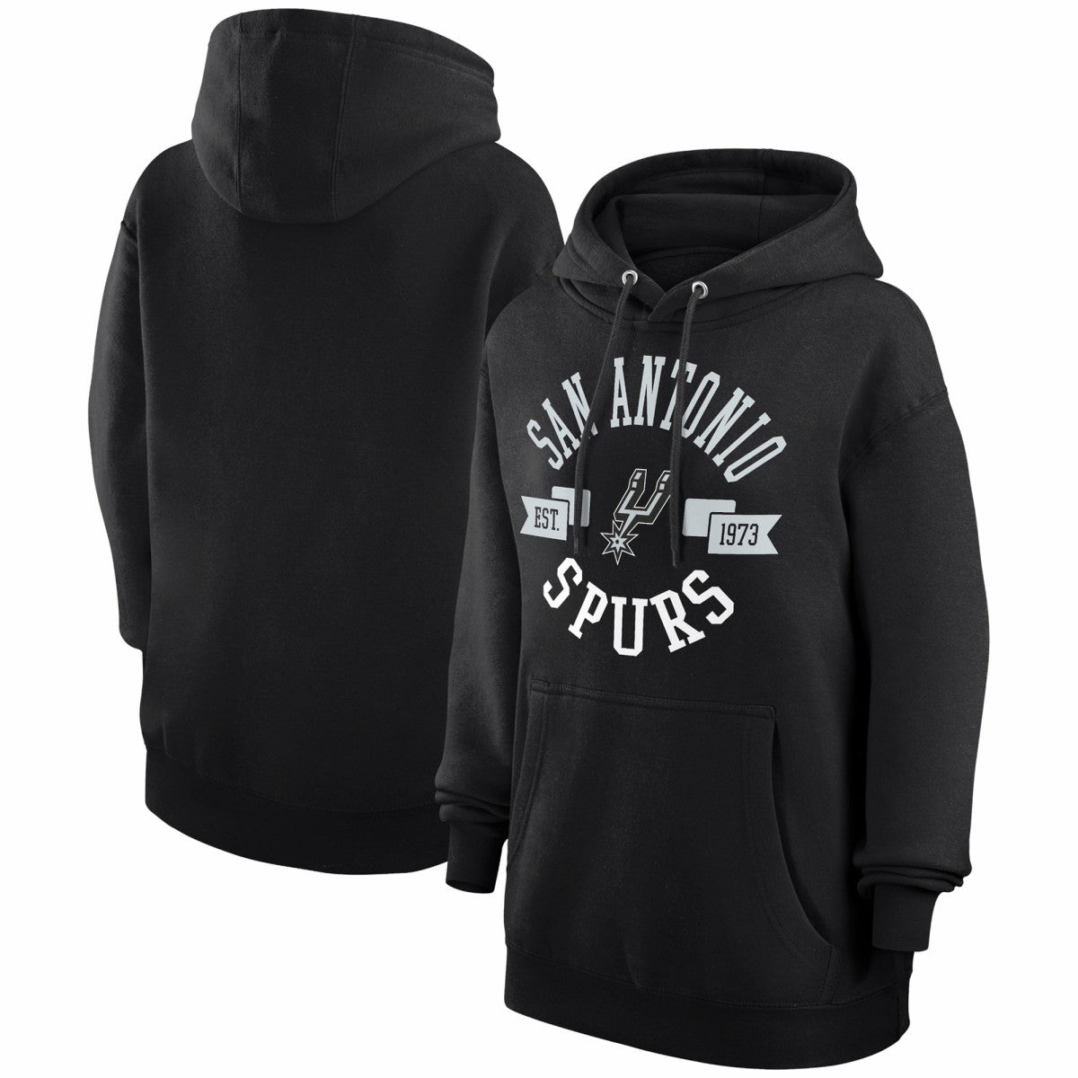 San Antonio Spurs G-III 4Her by Carl Banks Women's City Pullover Hoodie Black - NBA