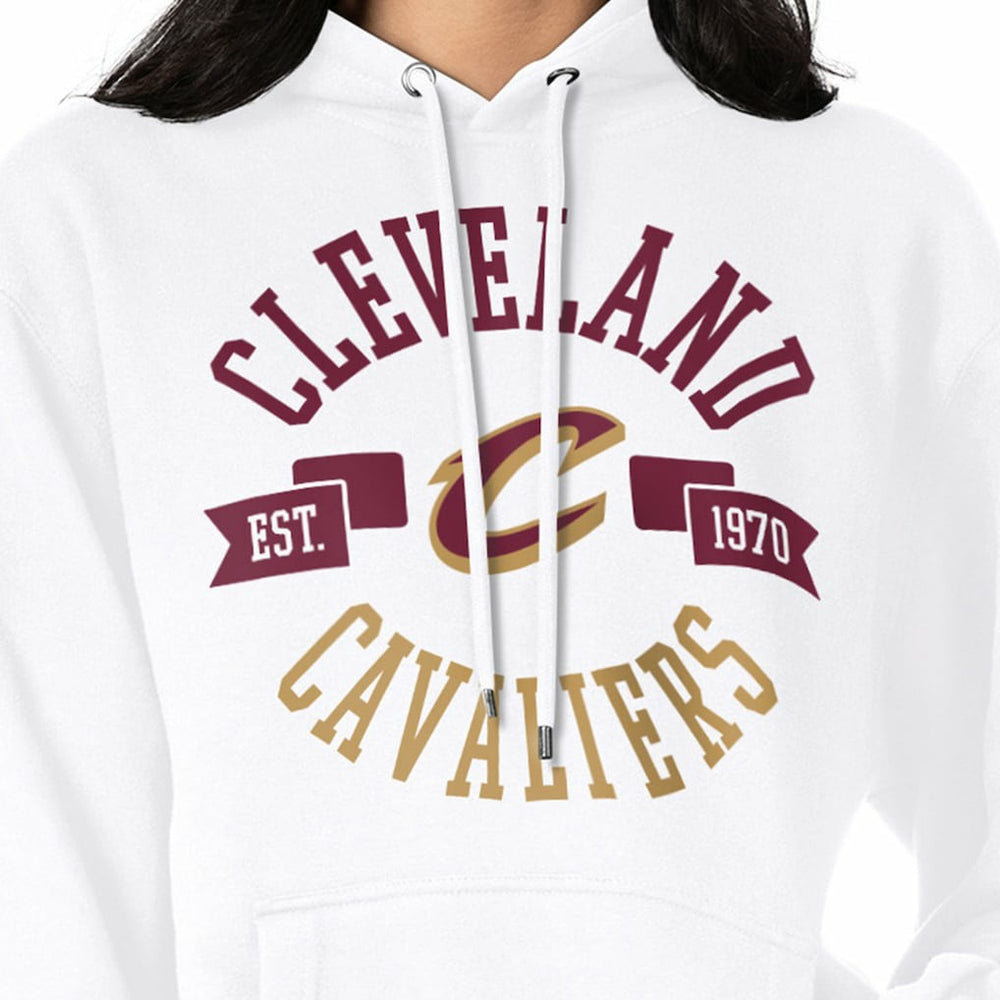 Cleveland Cavaliers G-III 4Her by Carl Banks Women's City Pullover Hoodie White - NBA