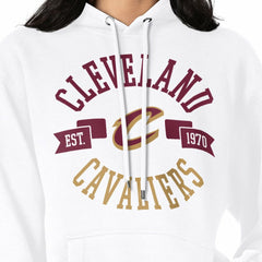 Cleveland Cavaliers G-III 4Her by Carl Banks Women's City Pullover Hoodie White - NBA