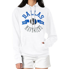 Dallas Mavericks G-III 4Her by Carl Banks Women's City Pullover Hoodie White - NBA