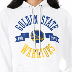 Golden State Warriors G-III 4Her by Carl Banks Women's City Pullover Hoodie White - NBA