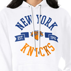 New York Knicks G-III 4Her by Carl Banks Women's City Pullover Hoodie White - NBA