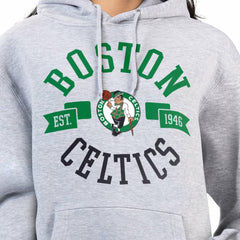 Boston Celtics G-III 4Her by Carl Banks Women's City Pullover Hoodie Heather Gray - NBA