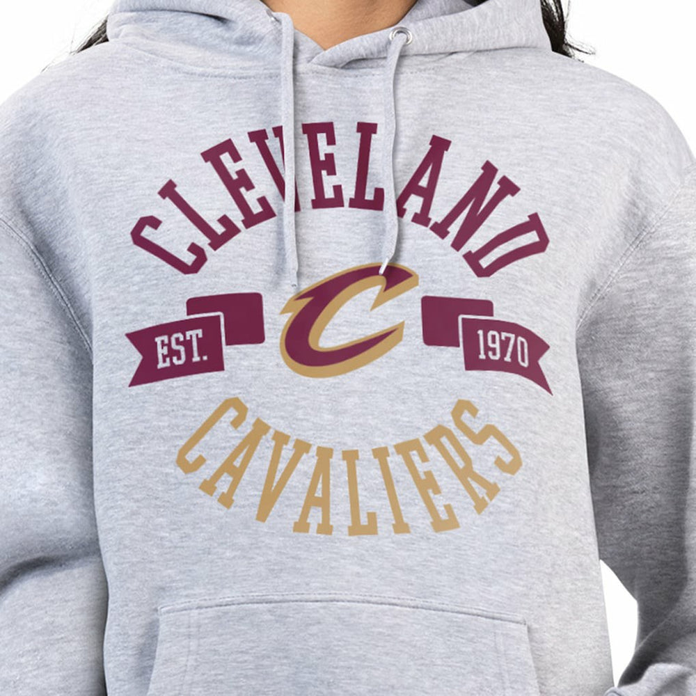 Cleveland Cavaliers G-III 4Her by Carl Banks Women's City Pullover Hoodie Heather Gray - NBA