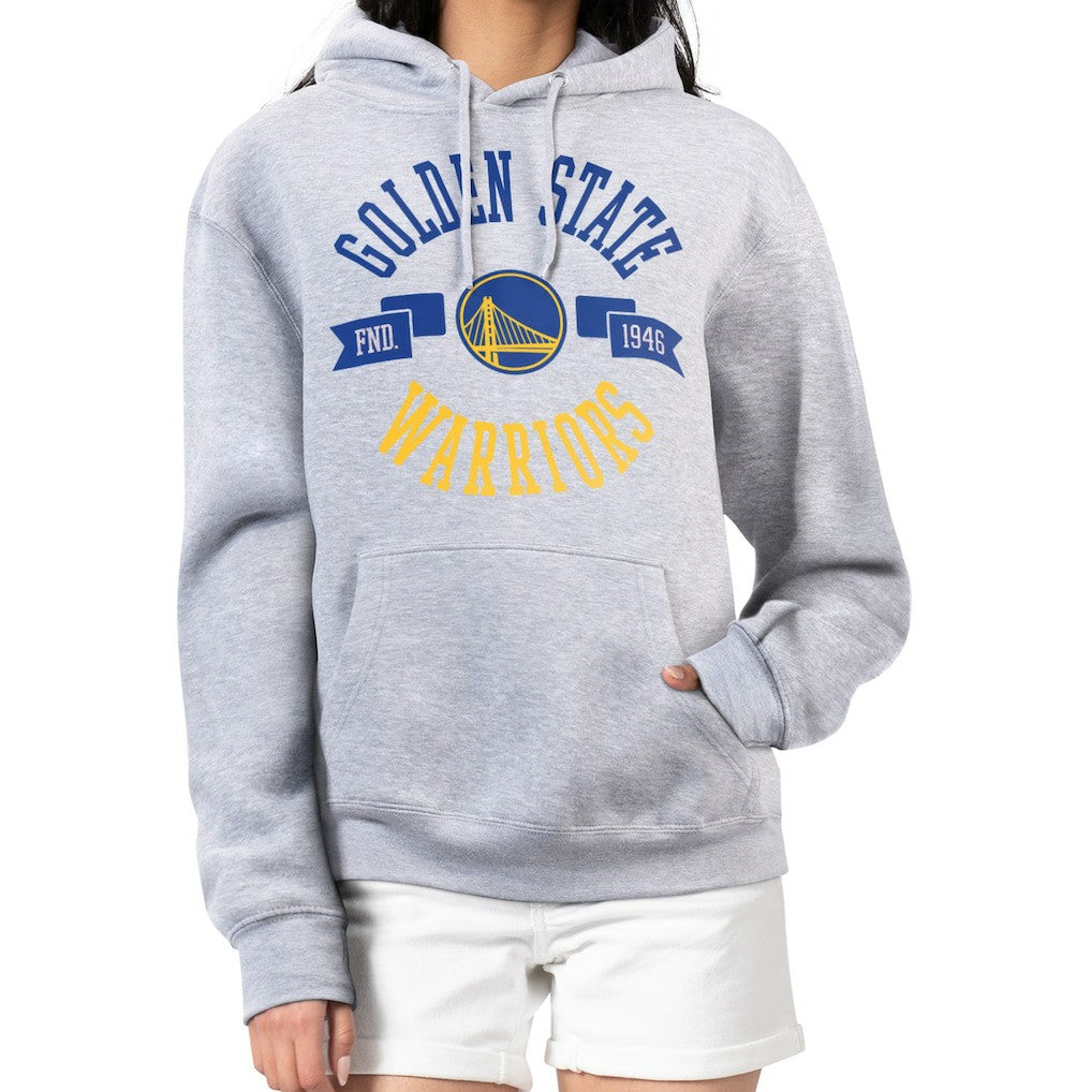 Golden State Warriors G-III 4Her by Carl Banks Women's City Pullover Hoodie Heather Gray - NBA