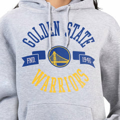 Golden State Warriors G-III 4Her by Carl Banks Women's City Pullover Hoodie Heather Gray - NBA