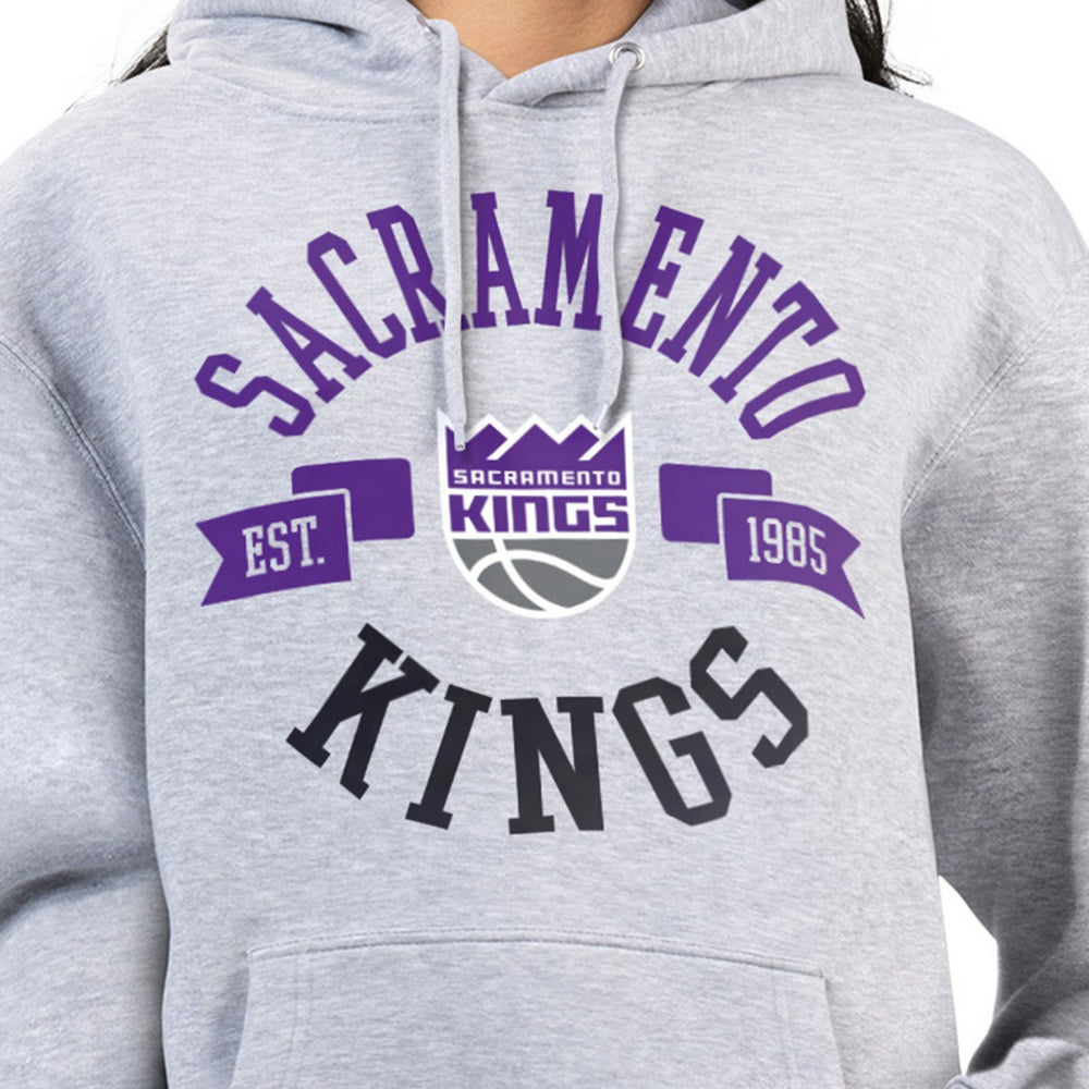 Sacramento Kings G-III 4Her by Carl Banks Women's City Pullover Hoodie Heather Gray - NBA