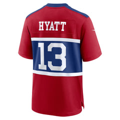 Jalin Hyatt New York Giants Alternate Player Game Jersey Century Red | Nike for Sale