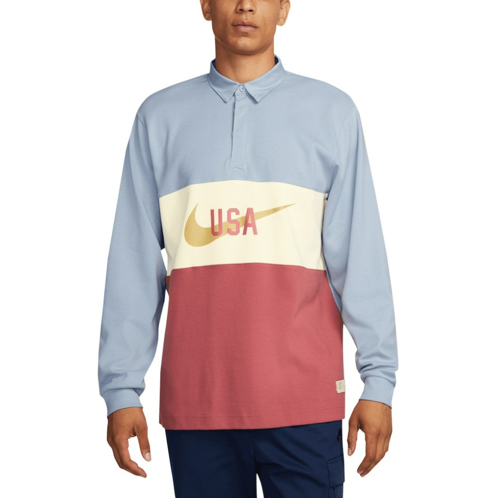 USMNT Rugby Long Sleeve Top Light Blue | Nike discount