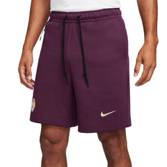Paris Saint-Germain 2024/25 Tech Fleece Shorts Burgundy | Nike