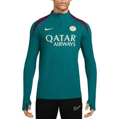 Paris Saint-Germain 2024/25 Advance Strike Drill Performance Quarter-Zip Top Teal | Nike Sale