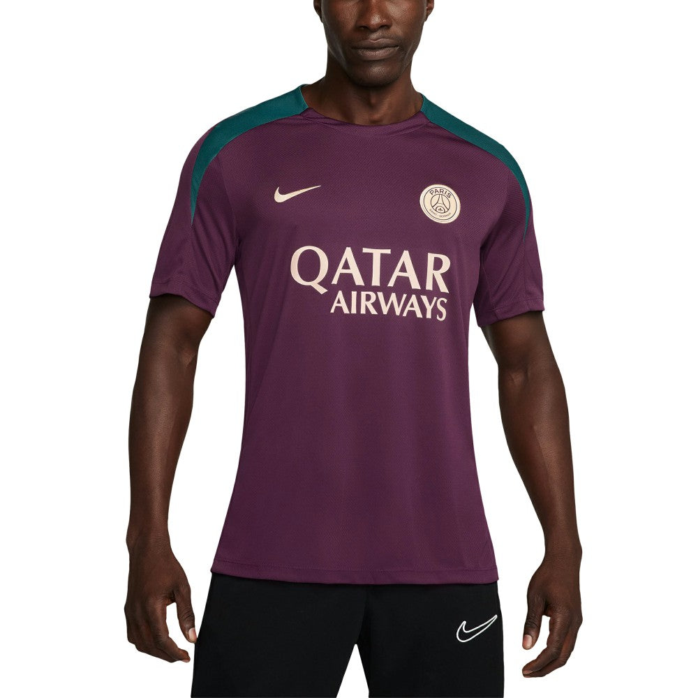 Paris Saint-Germain 2024/25 Strike Performance Top Burgundy | Nike