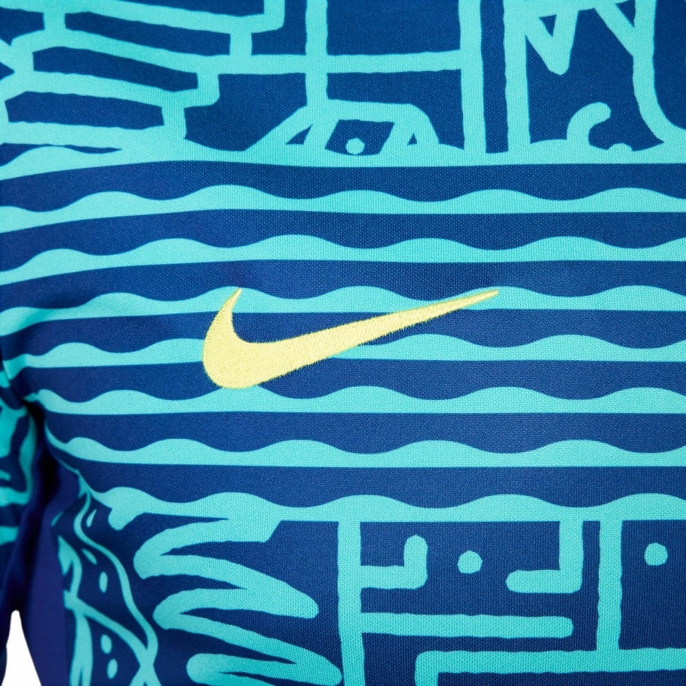 Brazil National Team 2024 Academy Pro Pre-Match Top Blue | Nike discount