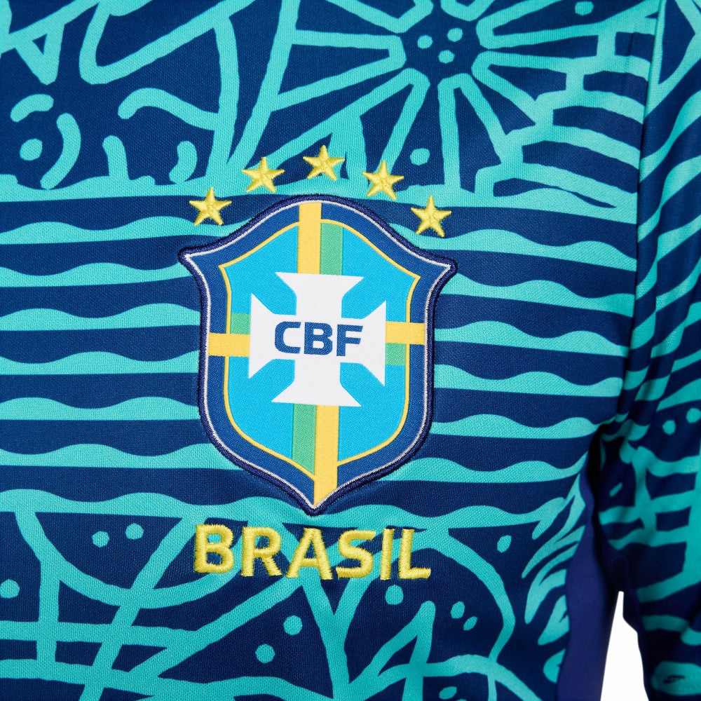 Brazil National Team 2024 Academy Pro Pre-Match Top Blue | Nike discount