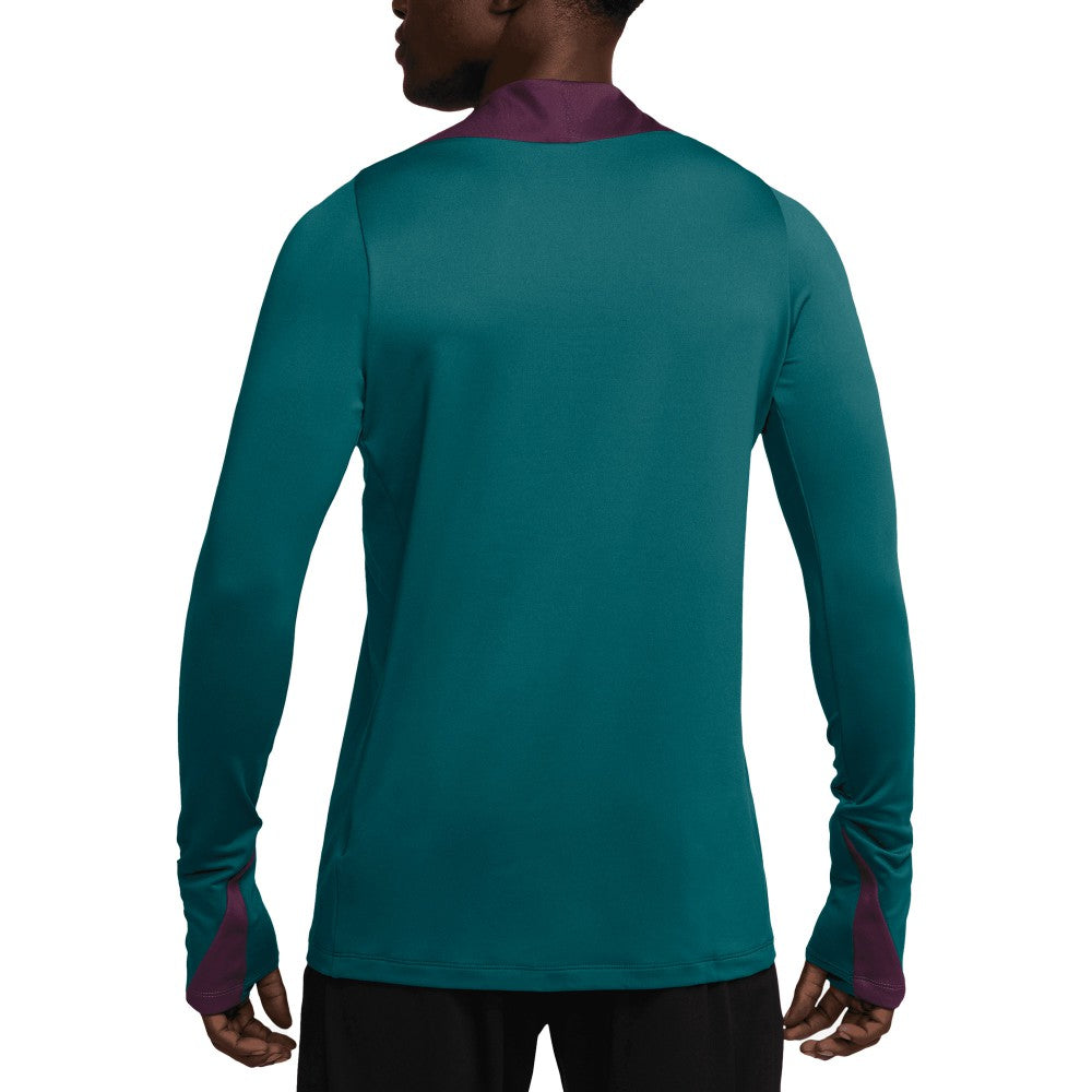 Paris Saint-Germain 2024/25 Strike Drill Performance Quarter-Zip Long Sleeve Top Teal | Nike Sale