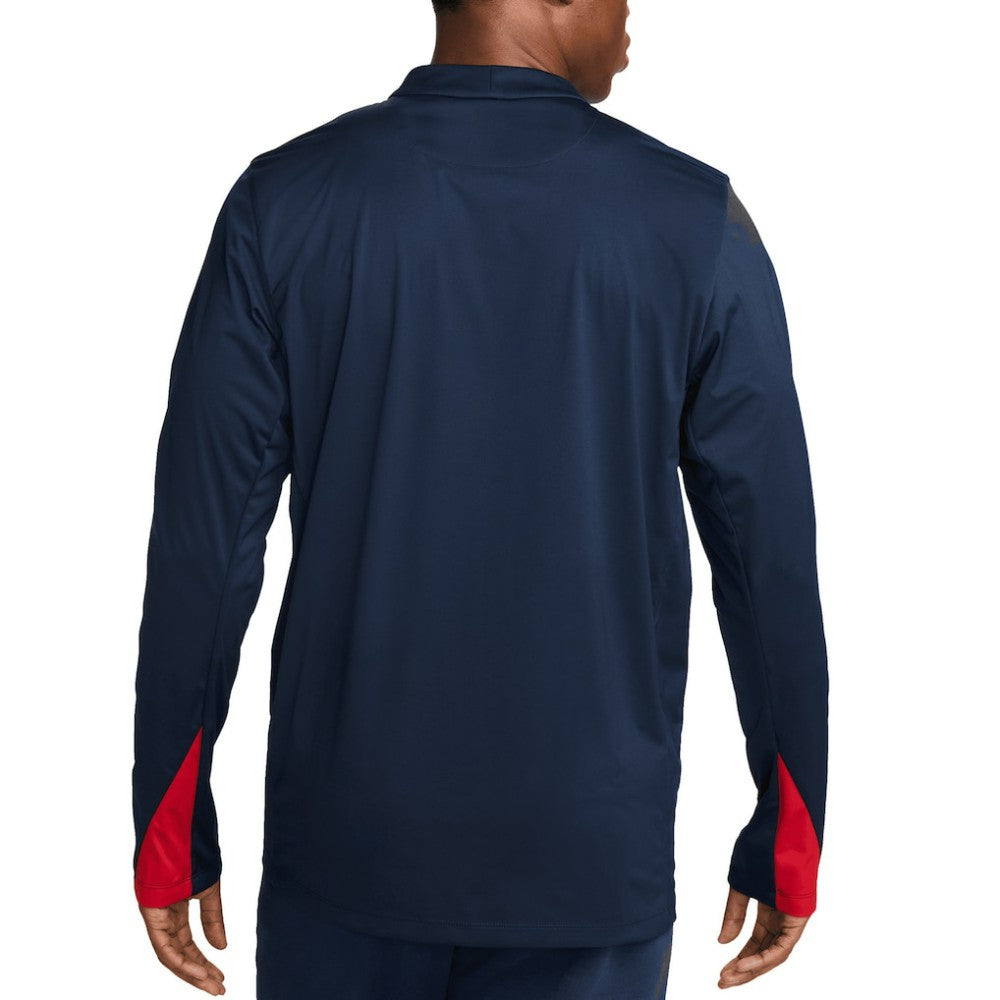 USMNT 2024 Strike Drill Performance Quarter-Zip Pullover Top Navy | Nike