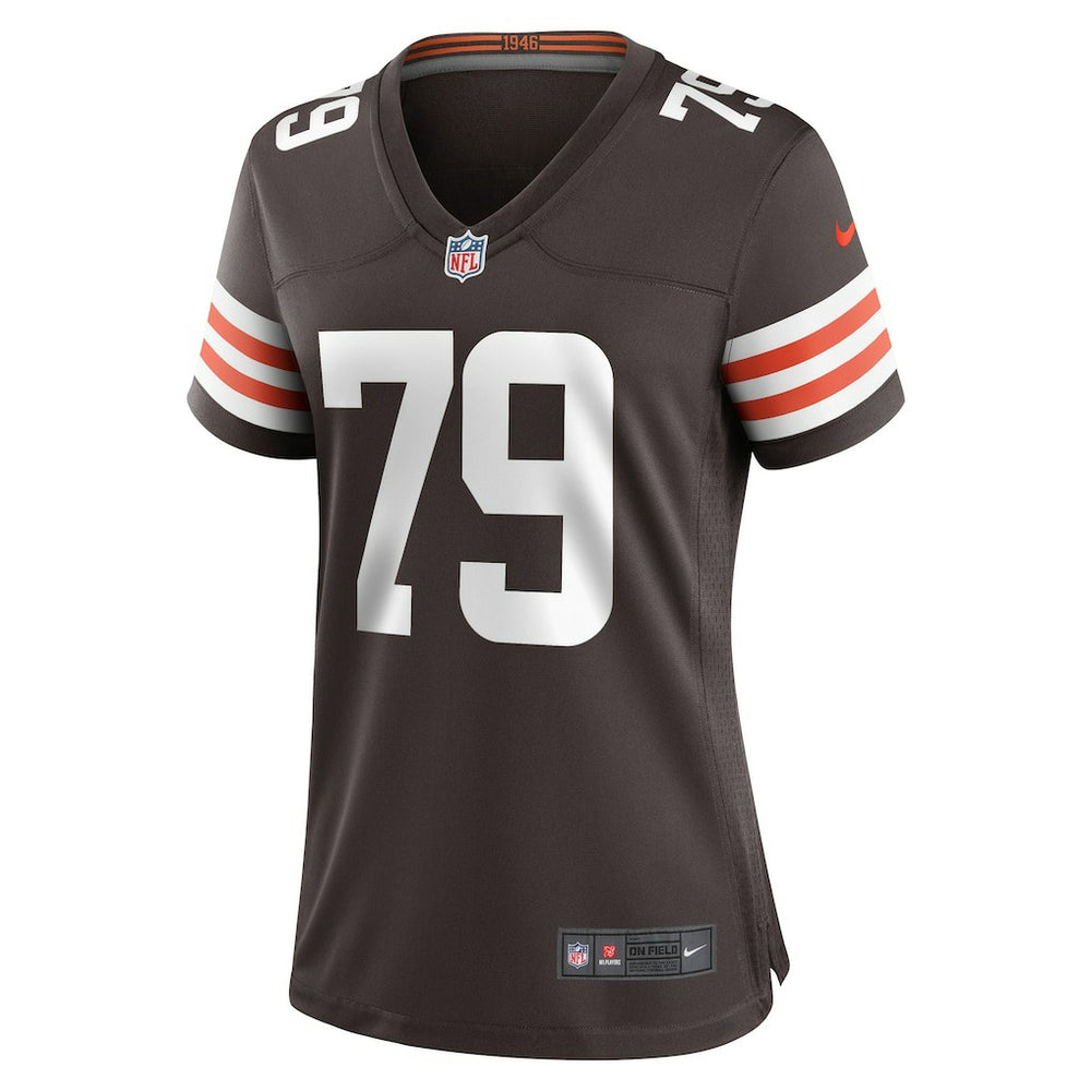 Dawand Jones Cleveland Browns Women's Team Game Jersey Brown | Nike for Sale